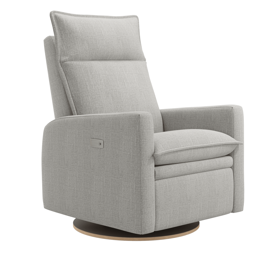 Jaymar BB - ARYA Upholstered Swivel Glider &amp; Recliner with Footrest - Nubia fabric Jaymar BB - Nursery Glider - 526-273-0302-057 Tiny Toes in Dreamland