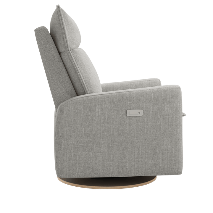 Jaymar BB - ARYA Upholstered Swivel Glider &amp; Recliner with Footrest - Nubia fabric Jaymar BB - Nursery Glider - 526-273-0302-057 Tiny Toes in Dreamland