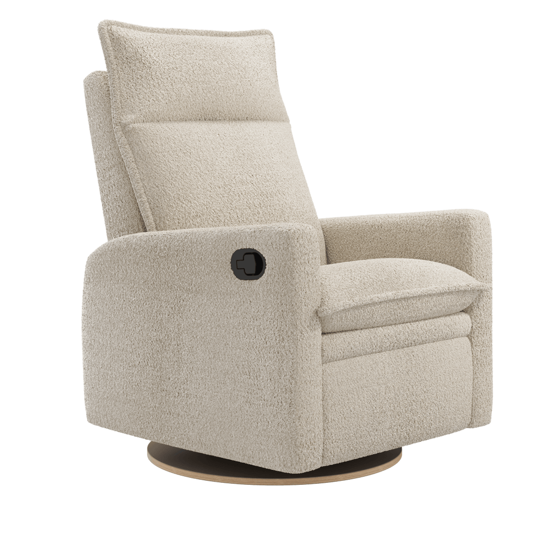 Jaymar BB - ARYA Upholstered Swivel Glider &amp; Recliner with Footrest - Puppy Jaymar BB - Nursery Glider - 522-273-0791-014 Tiny Toes in Dreamland