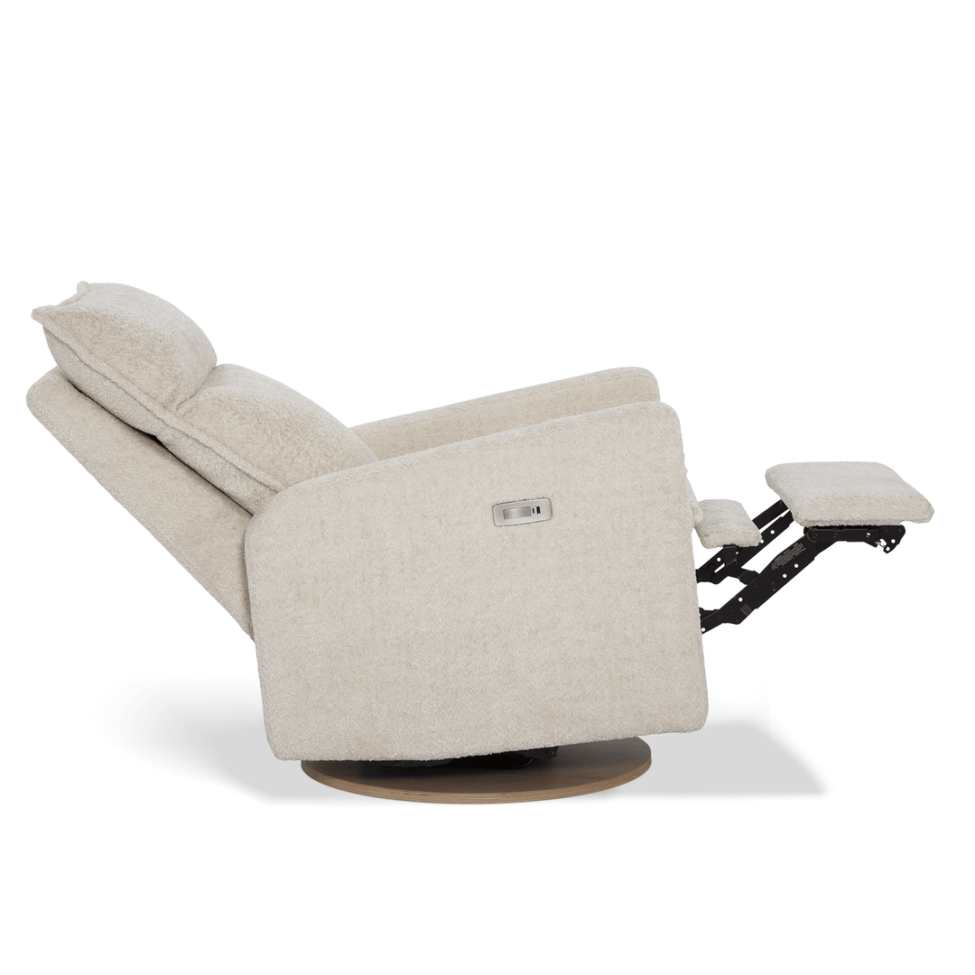 Jaymar BB - ARYA Upholstered Swivel Glider &amp; Recliner with Footrest - Puppy Jaymar BB - Nursery Glider - 526-273-0791-011 Tiny Toes in Dreamland