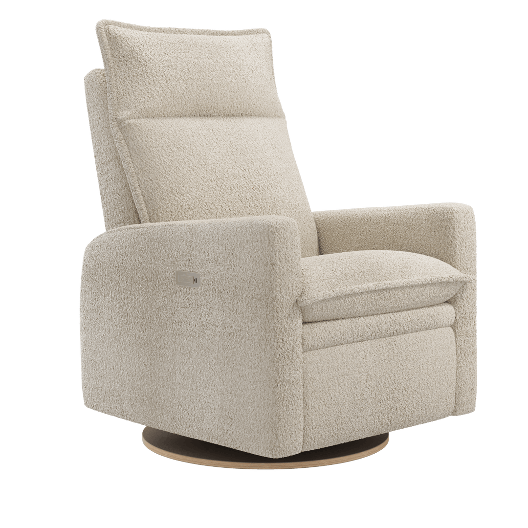Jaymar BB - ARYA Upholstered Swivel Glider &amp; Recliner with Footrest - Puppy Jaymar BB - Nursery Glider - 526-273-0791-014 Tiny Toes in Dreamland