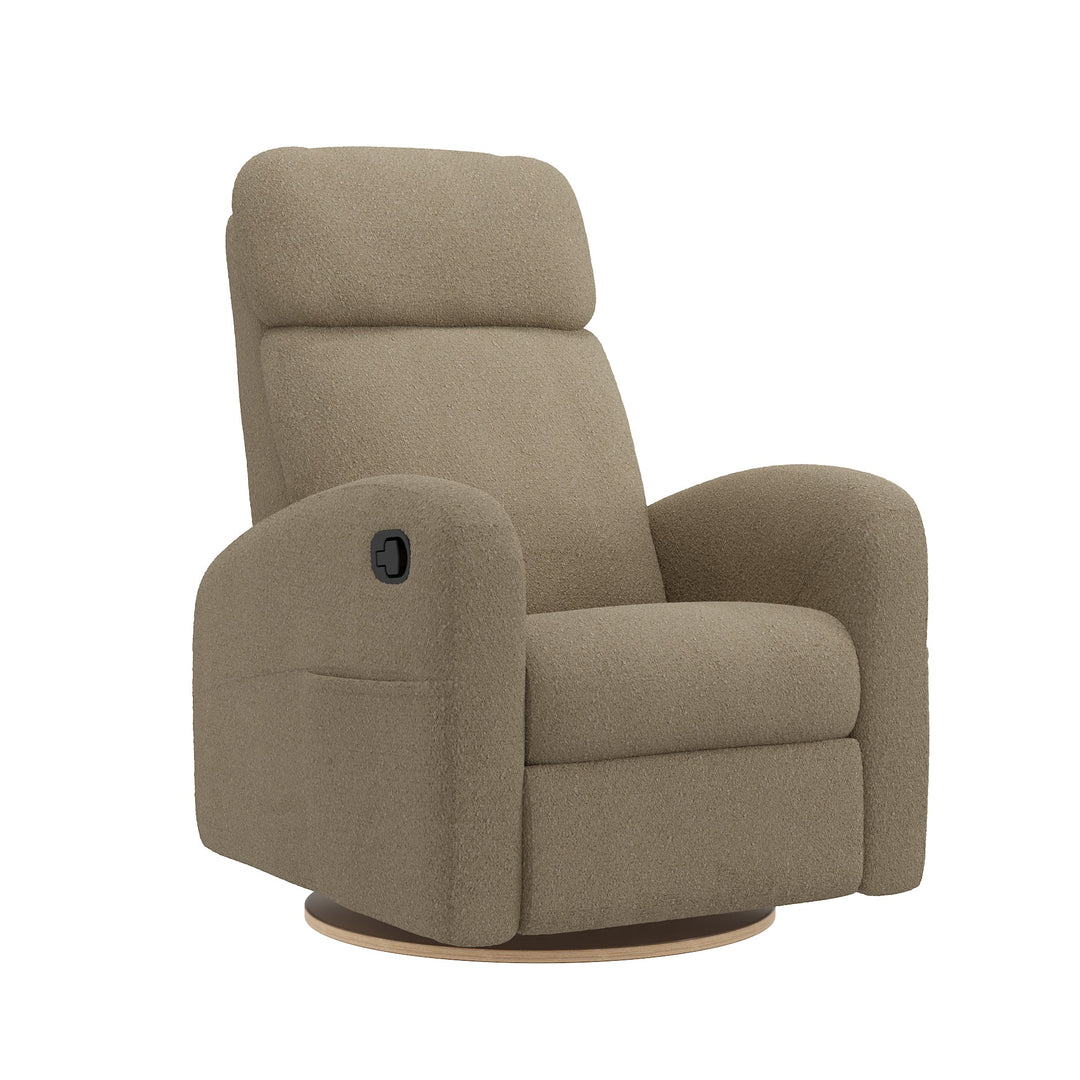 Jaymar BB - HAILEY 523/527 20" Upholstered Swivel Glider &amp; Recliner with Footrest Jaymar BB - Nursery Glider - 523-273-0877-606-Hailey-Tessa-Manual Tiny Toes in Dreamland