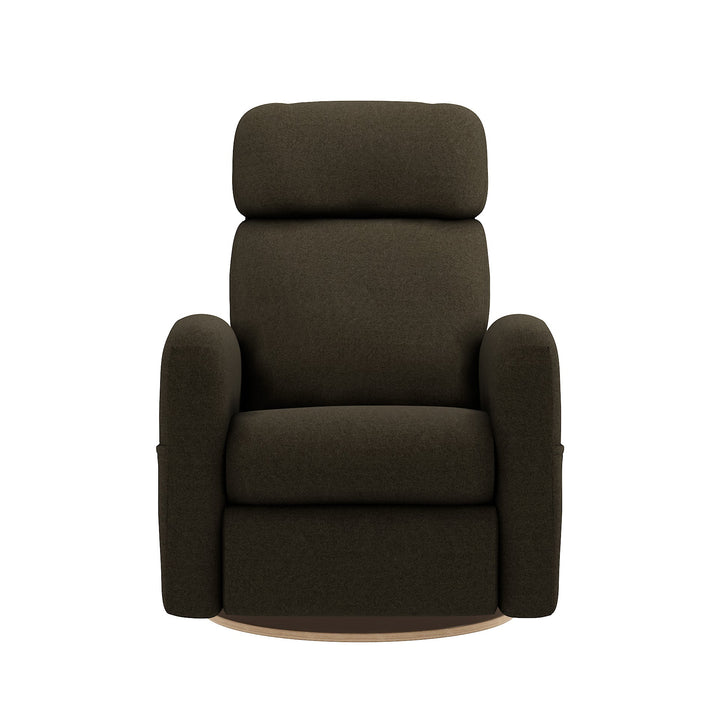 Jaymar BB - HAILEY 523/527 20" Upholstered Swivel Glider &amp; Recliner with Footrest Jaymar BB - Nursery Glider - 523-273-0879-006-Mojo-Espresso Tiny Toes in Dreamland