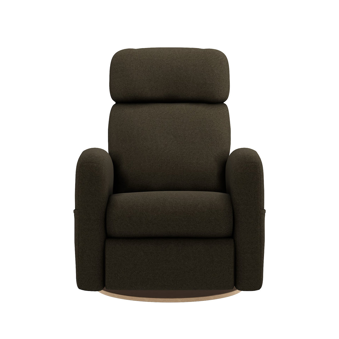 Jaymar BB - HAILEY 523/527 20" Upholstered Swivel Glider &amp; Recliner with Footrest Jaymar BB - Nursery Glider - 527-273-0879-006-Mojo-Espresso Tiny Toes in Dreamland