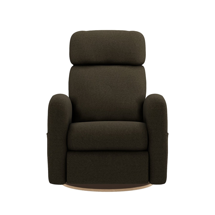 Jaymar BB - HAILEY 523/527 20" Upholstered Swivel Glider &amp; Recliner with Footrest Jaymar BB - Nursery Glider - 527-273-0879-006-Mojo-Espresso Tiny Toes in Dreamland