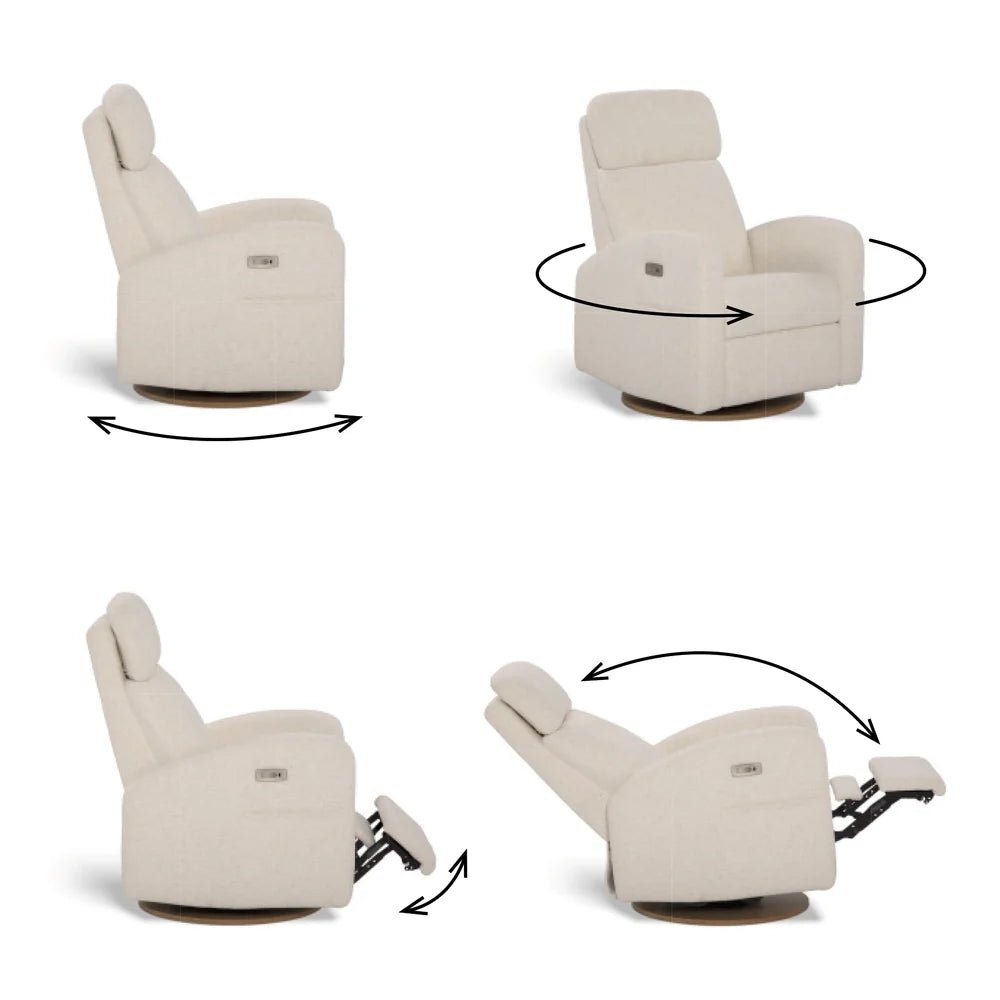 Jaymar BB - HAILEY 523/527 Upholstered Swivel Glider &amp; Recliner with Footrest Jaymar BB - Nursery Glider - 527-273-0773-056 Tiny Toes in Dreamland