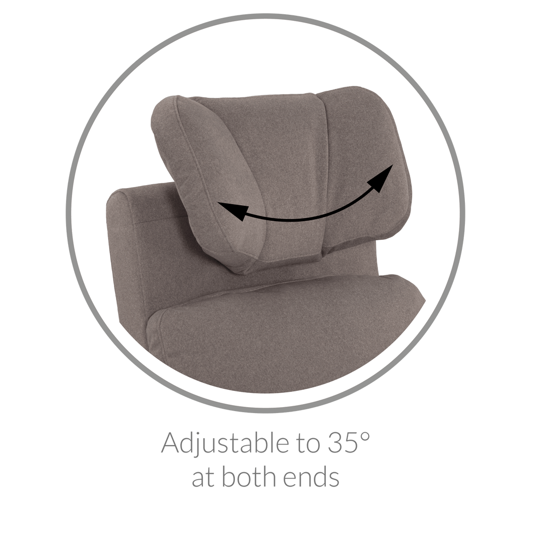 Jaymar BB - HAILEY 523/527 Upholstered Swivel Glider &amp; Recliner with Footrest - Breather Driftwood Jaymar BB - Nursery Glider -  Tiny Toes in Dreamland