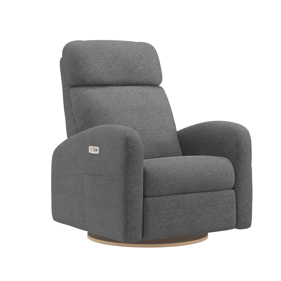 Jaymar BB - HAILEY 527 - 23" seat Upholstered Swivel Glider &amp; Recliner with Footrest Jaymar BB - Nursery Glider - 527-295-0130-059 Tiny Toes in Dreamland
