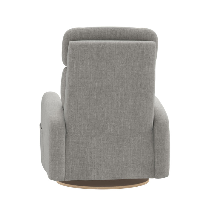 Jaymar BB - HAILEY 527 - 23" seat Upholstered Swivel Glider &amp; Recliner with Footrest Jaymar BB - Nursery Glider - 527-295-0302-057 Tiny Toes in Dreamland