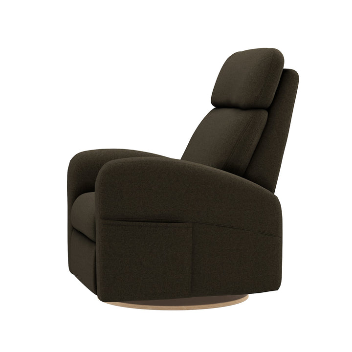 Jaymar BB - HAILEY 527 - 23" seat Upholstered Swivel Glider &amp; Recliner with Footrest Jaymar BB - Nursery Glider - 527-295-0879-006-Mojo-Espresso Tiny Toes in Dreamland