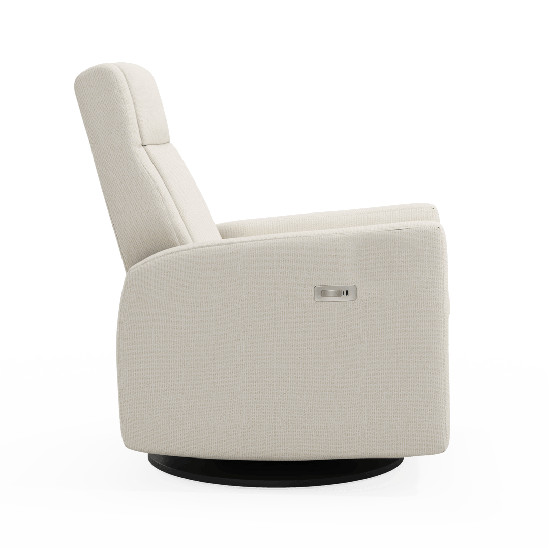 Jaymar BB - Nelly 521/525 Upholstered Swivel Glider &amp; Recliner with Footrest - Henequen Ivory Jaymar BB - Nursery Glider - 525-273-0776-001 Tiny Toes in Dreamland