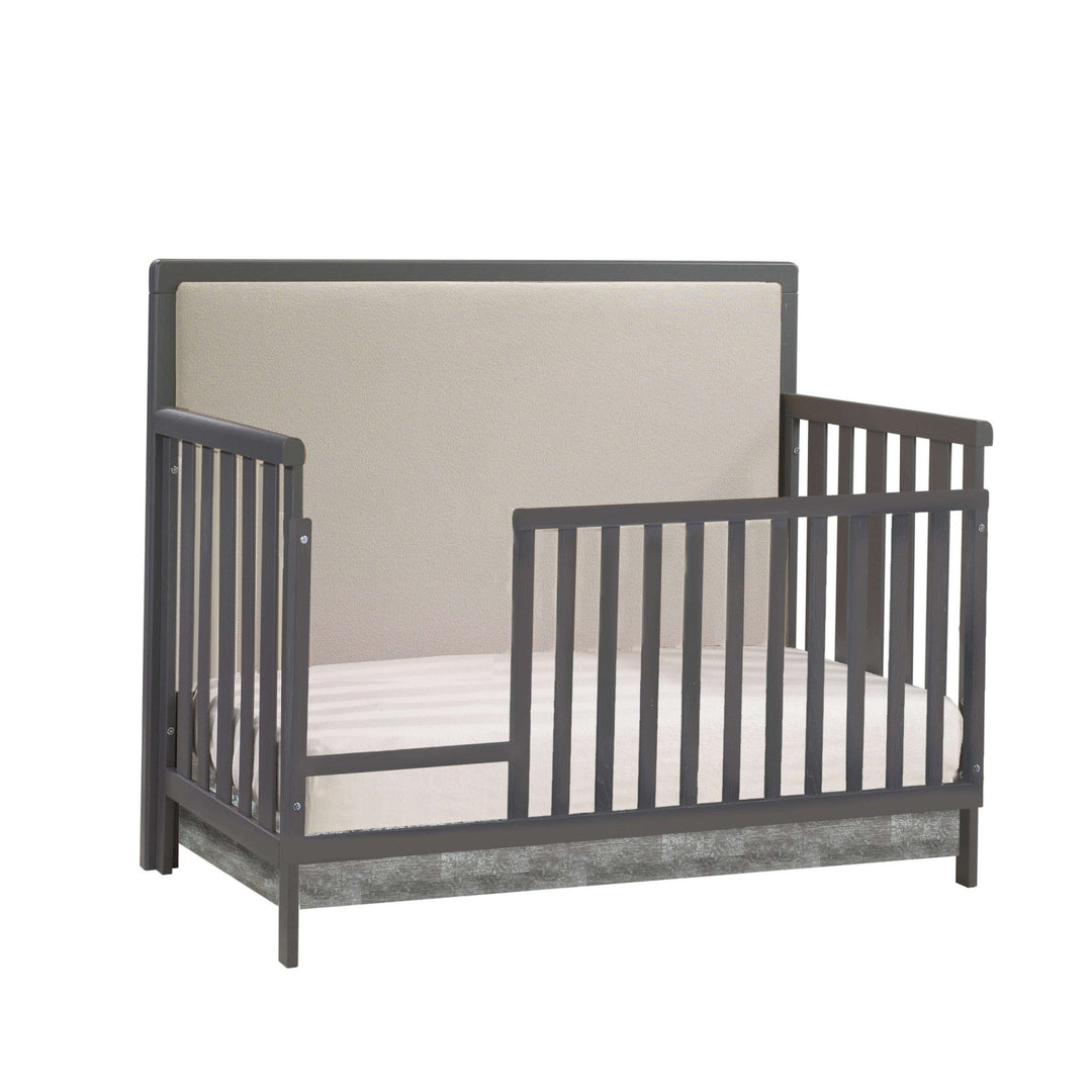 Kyoto Convertible Crib - Charcoal - Small Spaces - Natart Juvenile Natart Juvenile - Convertible Crib - Tiny Toes in Dreamland