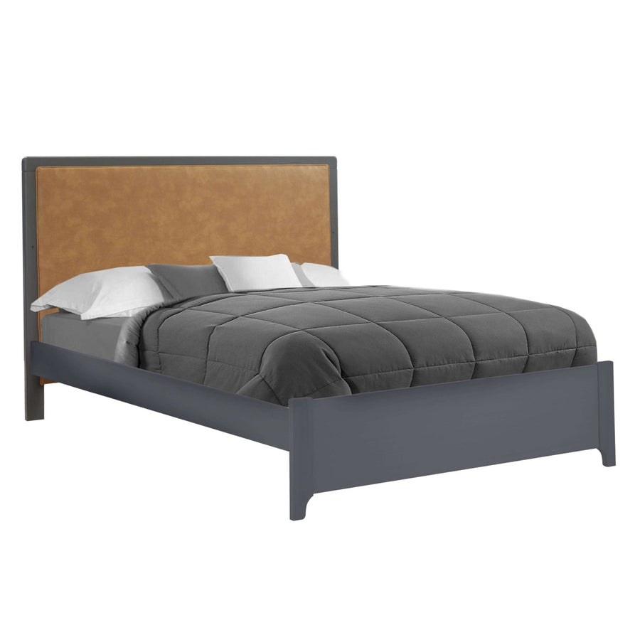 Kyoto Double Bed 54″ (low profile footboard) - Charcoal Natart Juvenile - Double Bed - 12599P96.12 Tiny Toes in Dreamland