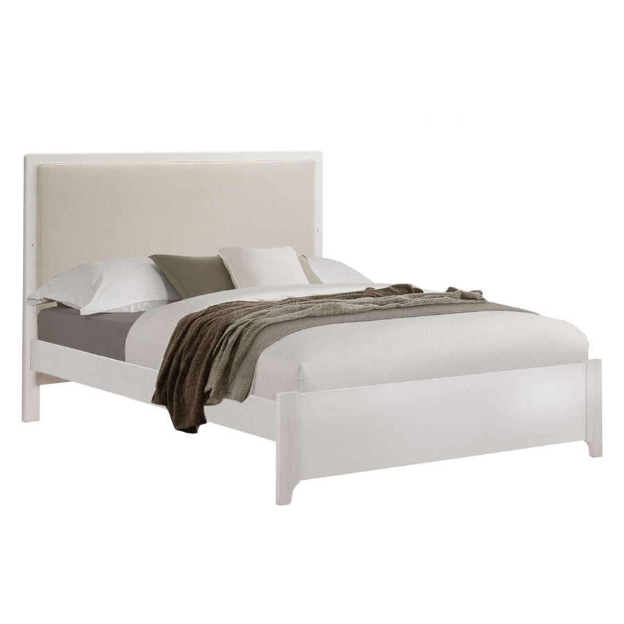 Kyoto Double Bed 54″ (low profile footboard) - White Natart Juvenile - Double Bed - Tiny Toes in Dreamland