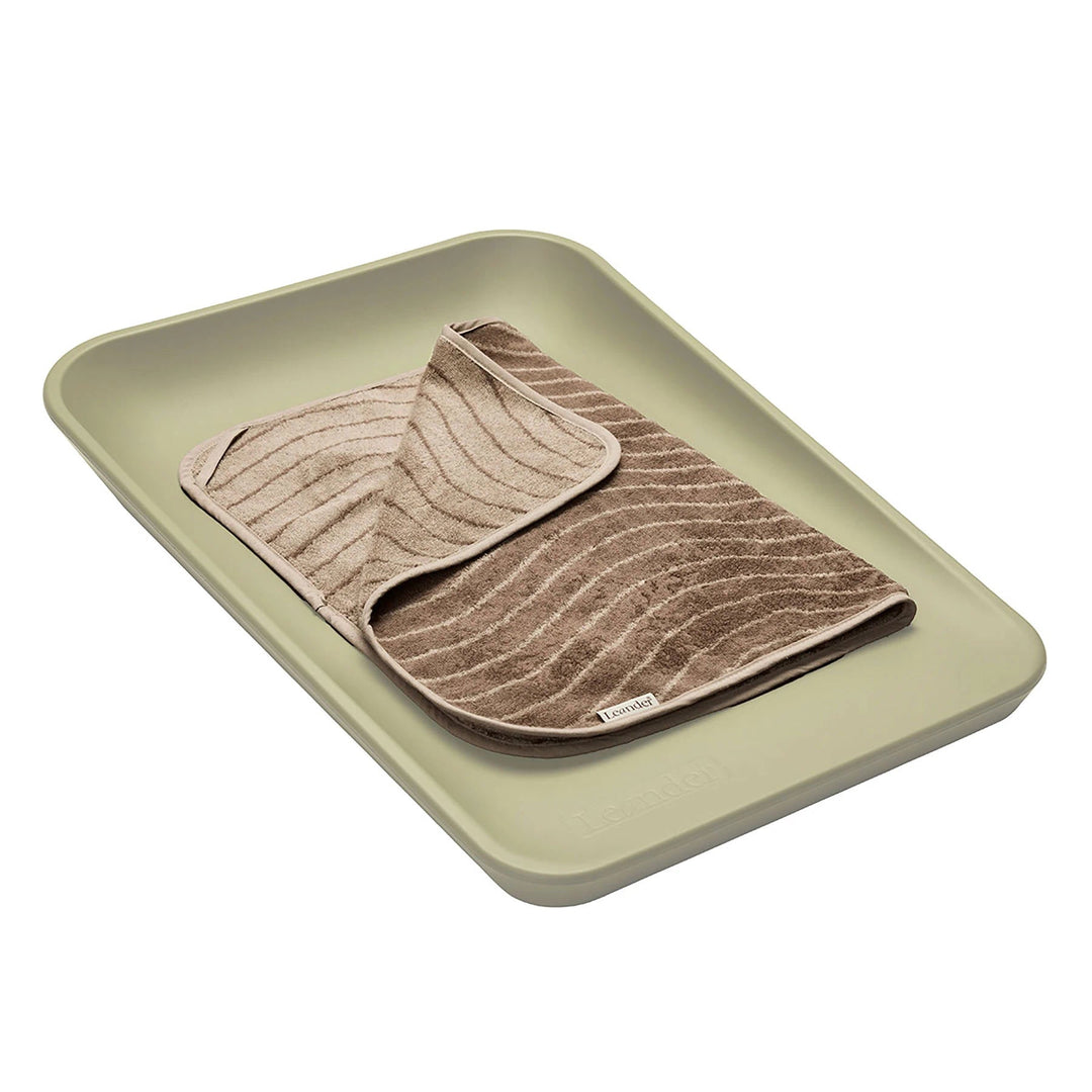Leander - Matty Changer with safety strap - Olive Leander - Baby Change Pads - 510010-83-24-Olive Tiny Toes in Dreamland