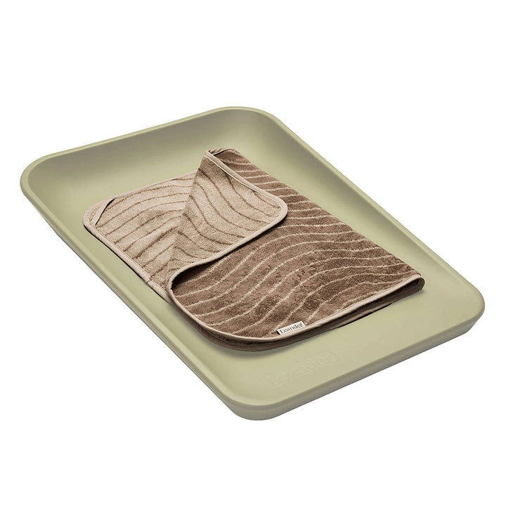 Leander - Matty Changer with safety strap - Olive Leander - Baby Change Pads - 510010-83-24-Olive Tiny Toes in Dreamland