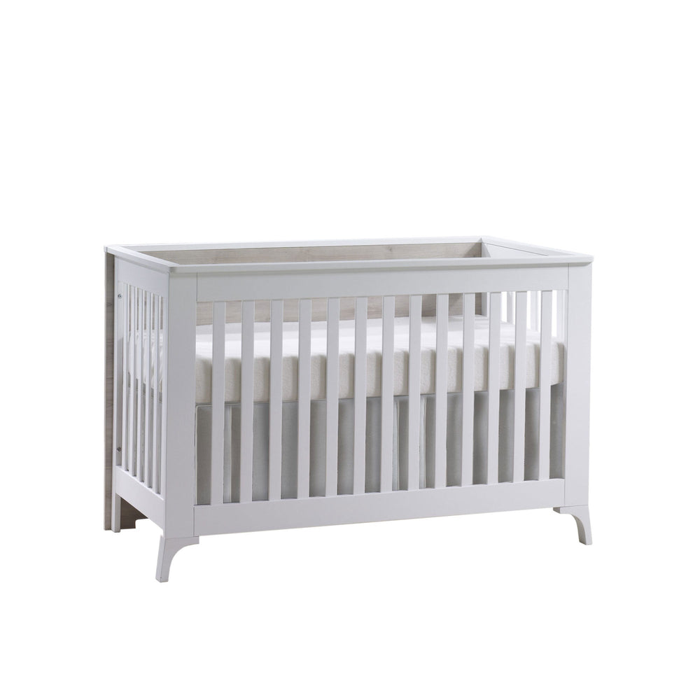 Tulip - Metro Convertible Crib and 3 Drawer Dresser XL (sold as a set only) - White/Sand Tulip - Nursery Furniture Sets - TU2506 - TU2534 - 20 - SET Tiny Toes in Dreamland