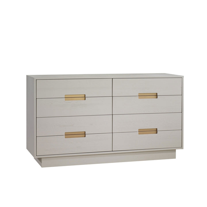 Natart - Como Double Dresser 52’’ (with 8 drawers instead of only 6) - Dove Natart Juvenile - Baby and Kids Dressers - 14036.34 Tiny Toes in Dreamland