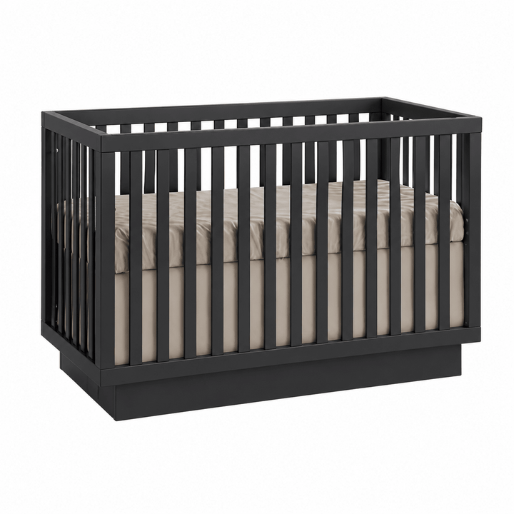 Natart - Como Island / Classic Crib - 3 in 1 Natart Juvenile - Classic Crib - 14002.50-COMO-GRAPHITE Tiny Toes in Dreamland