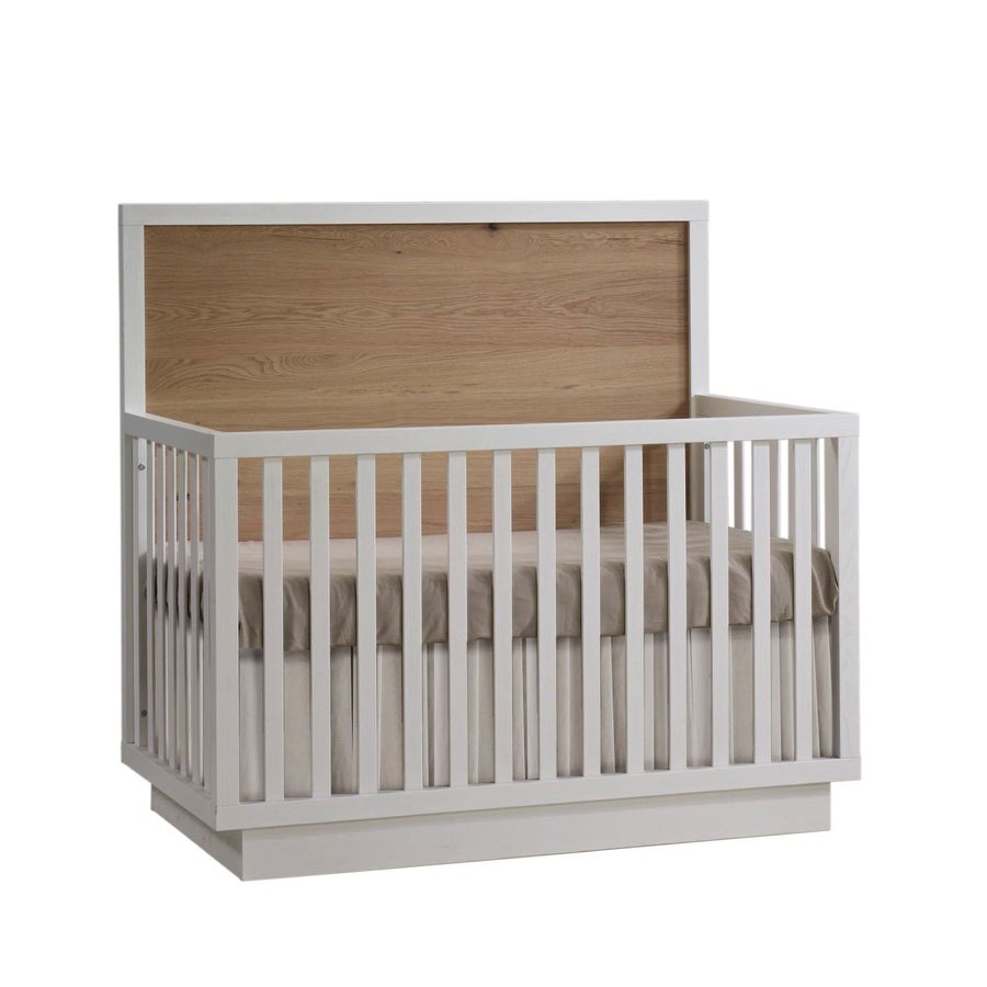 Natart - Como Naturale – 4 - in - 1 Convertible Crib - White/Rustic Oak Natart Juvenile - Convertible Crib - 14003.50 Tiny Toes in Dreamland