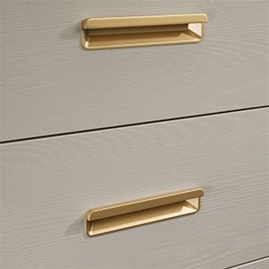 Natart Juvenile - Palo 5 Drawer Tall Chest - Dove Natart Juvenile - Baby and Kids Dressers - 13035 - 34 Tiny Toes in Dreamland