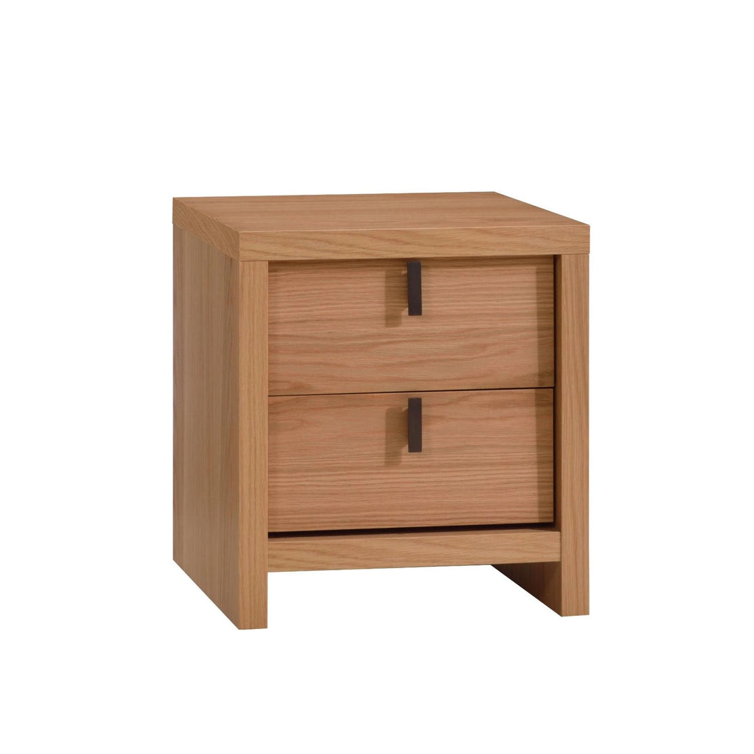Natart - Linea - Oak and Black - Night stand Natart Juvenile - Baby &amp; Kids Nightstand - 19070.63 Tiny Toes in Dreamland