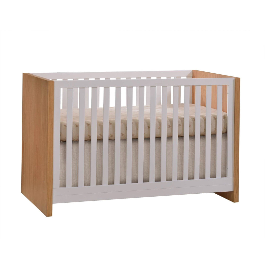 Natart - Linea - Oak and White - standard crib Natart Juvenile - Convertible Crib - 19003.60 Tiny Toes in Dreamland