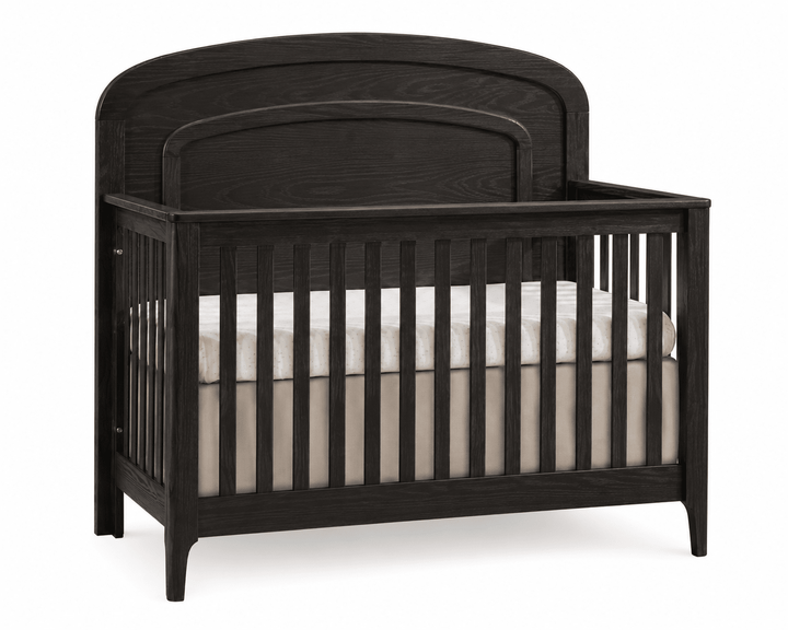 Natart - Palo “5 - in - 1” Convertible Crib with arched molding Natart Juvenile - Convertible Crib - 13003.36 Tiny Toes in Dreamland
