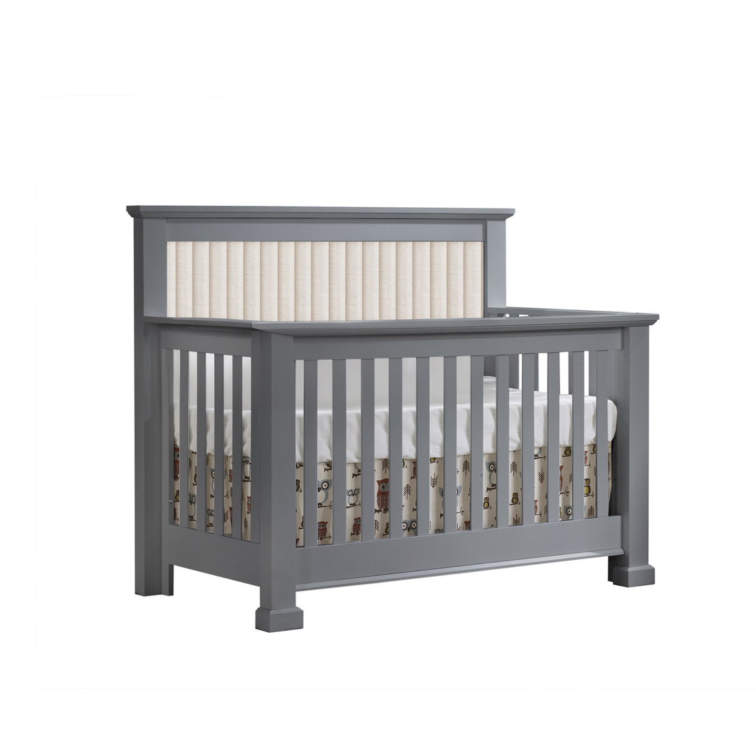 Natart - Taylor Elephant Grey “5 - in - 1” Convertible Crib Natart Juvenile - Convertible Crib - 65005P97 - 74 Tiny Toes in Dreamland