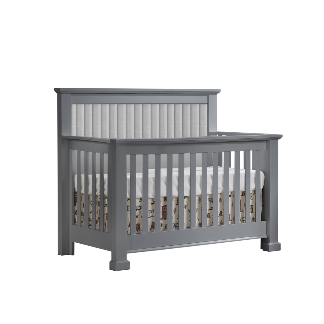 Natart - Taylor Elephant Grey “5 - in - 1” Convertible Crib Natart Juvenile - Convertible Crib - 65005P98 - 74 Tiny Toes in Dreamland