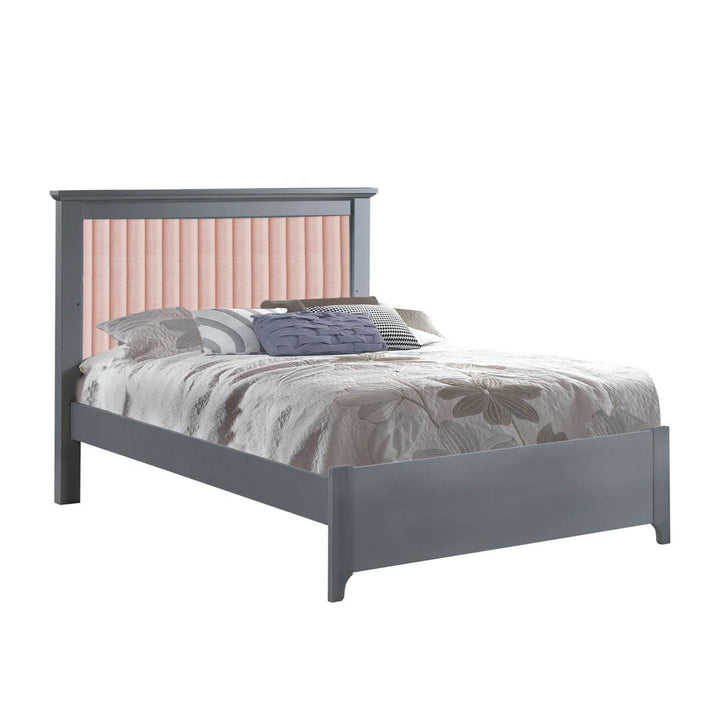 Natart - Taylor - Elephant Grey - Double bed 54" (low profile footboard) - with or without panel Natart Juvenile - Double Bed - 65099P94 - 74 Tiny Toes in Dreamland