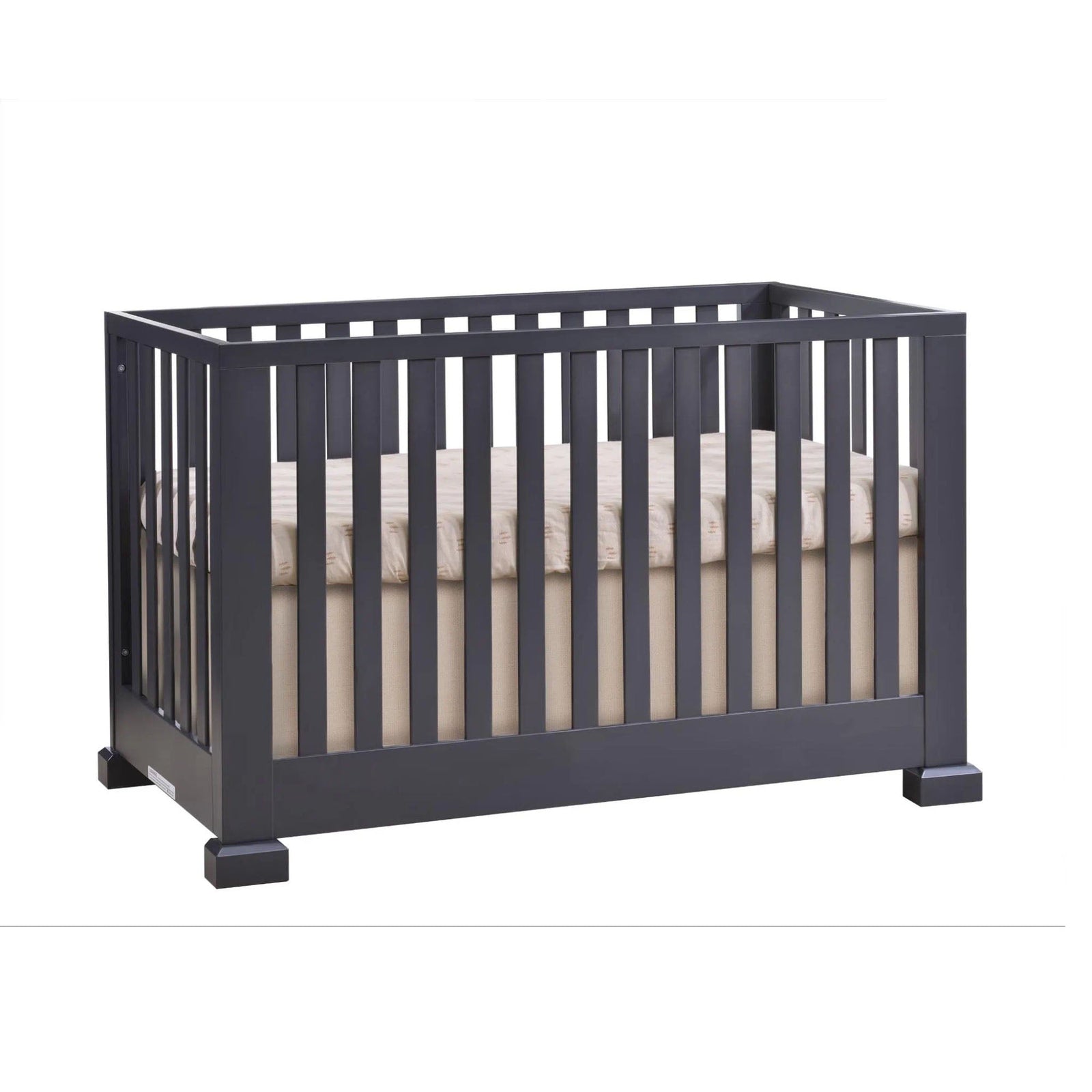 Natart - Taylor Island Crib - Graphite Natart Juvenile - Classic Crib - 65001.50 Tiny Toes in Dreamland