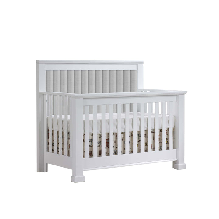 Natart - Taylor White “5 - in - 1” Convertible Crib Natart Juvenile - Convertible Crib - 65005P98 - 70 Tiny Toes in Dreamland