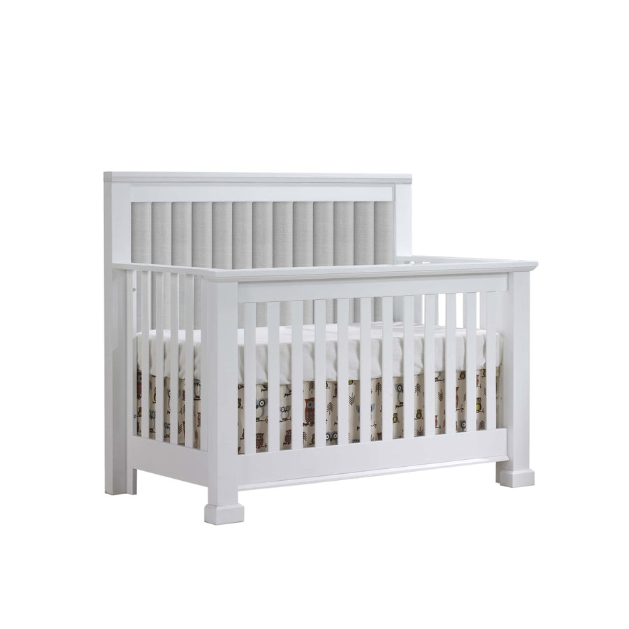 Natart Taylor White 5in1 Convertible Crib Made in Canada with