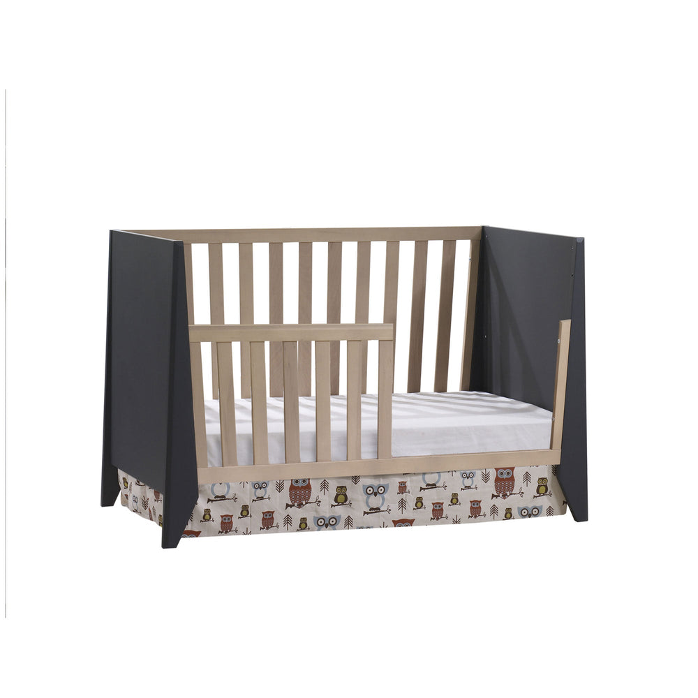 Nest Juvenile Flexx - Classic Crib and XL Dresser - Graphite and Natural Nest Juvenile - Nursery Furniture Sets - 95033.52 - 95001.52 - SET Tiny Toes in Dreamland