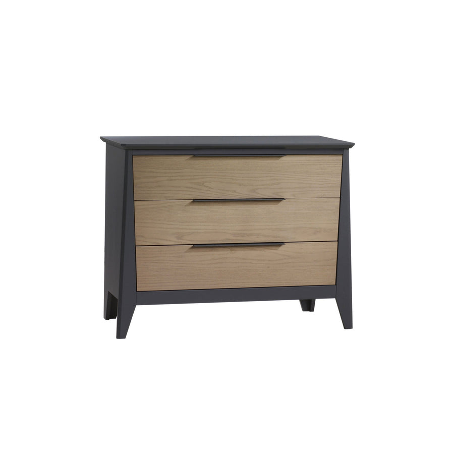 Nest Juvenile - Flexx Premium 3 Drawer Dresser XL - Graphite / Natural Wheat Nest Juvenile - Baby and Kids Dressers - 95033.52 Tiny Toes in Dreamland