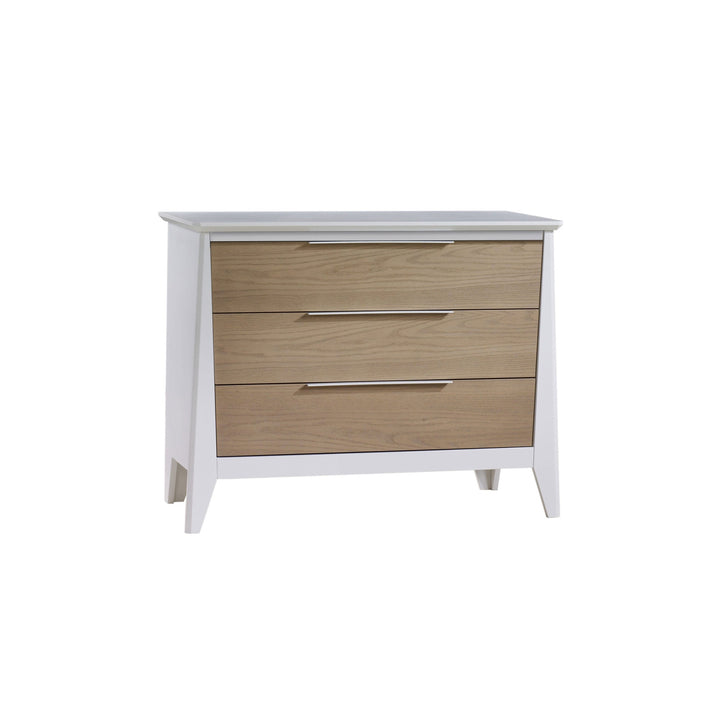 Nest Juvenile - Flexx Premium 3 Drawer Dresser XL - White / Natural Wheat Nest Juvenile - Baby and Kids Dressers - 95033.02 Tiny Toes in Dreamland