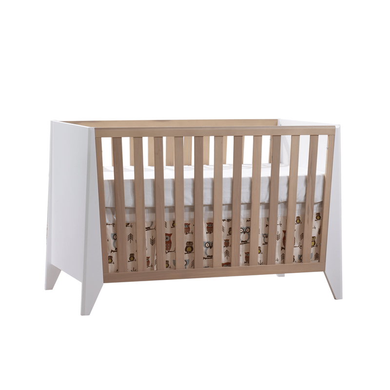 Nest Juvenile - Flexx Premium Classic crib - White/Natural Wheat Nest Juvenile - Classic Crib - 95001 - 02 Tiny Toes in Dreamland