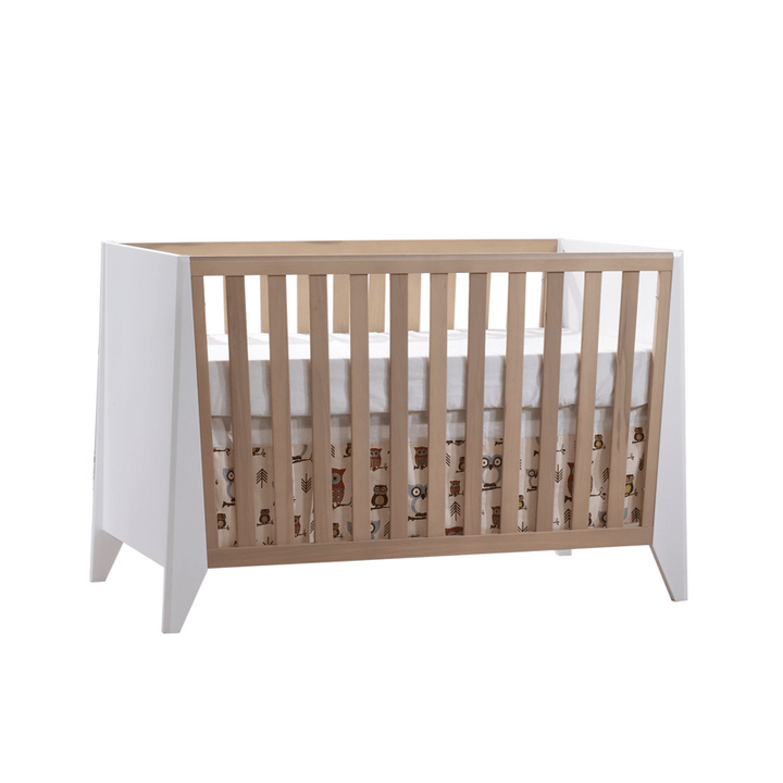 Nest Juvenile - Flexx Premium Classic crib - White/Natural Wheat Nest Juvenile - Classic Crib - 95001 - 02 Tiny Toes in Dreamland