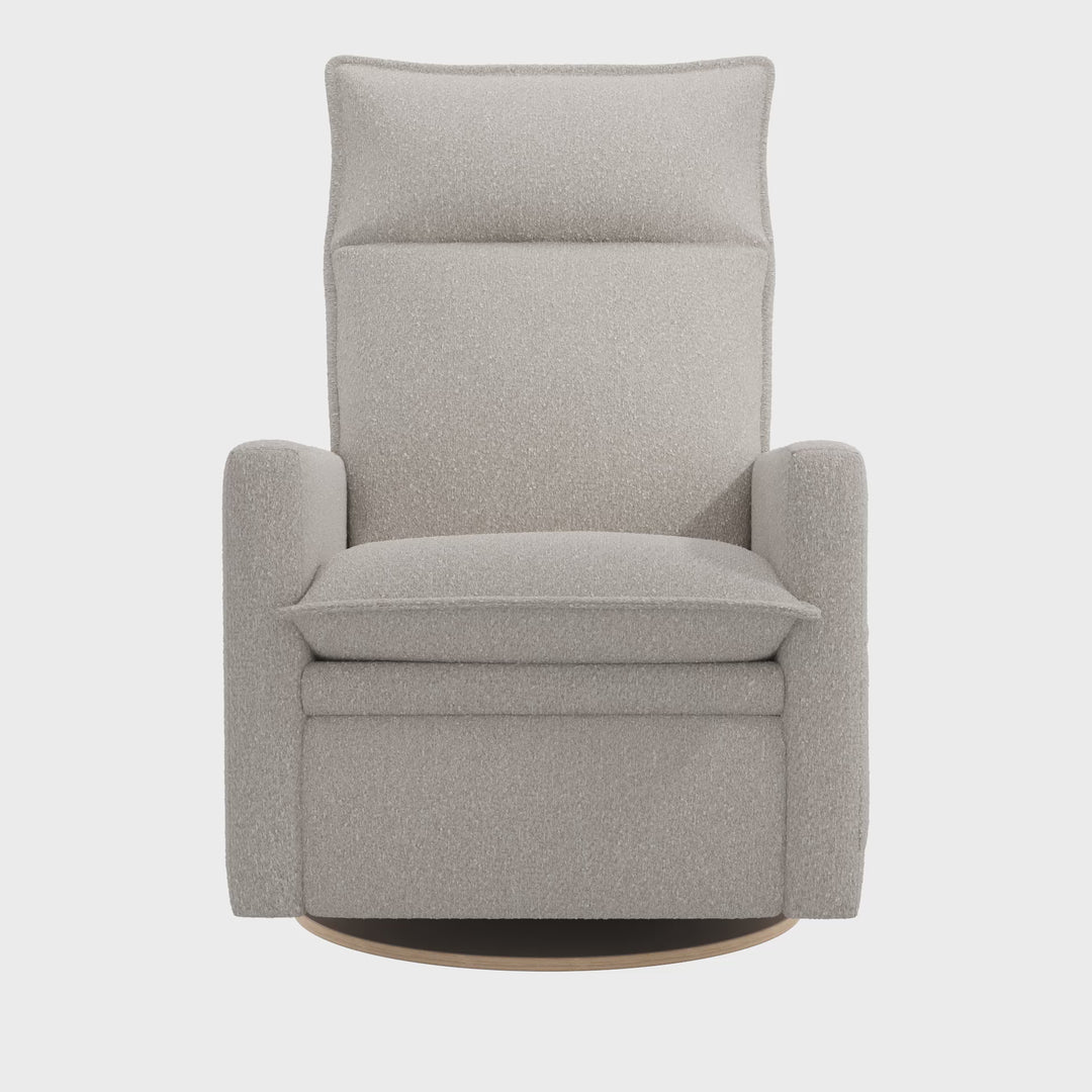 Jaymar BB - ARYA Upholstered Swivel Glider &amp; Recliner with Footrest - Beyond Sheep