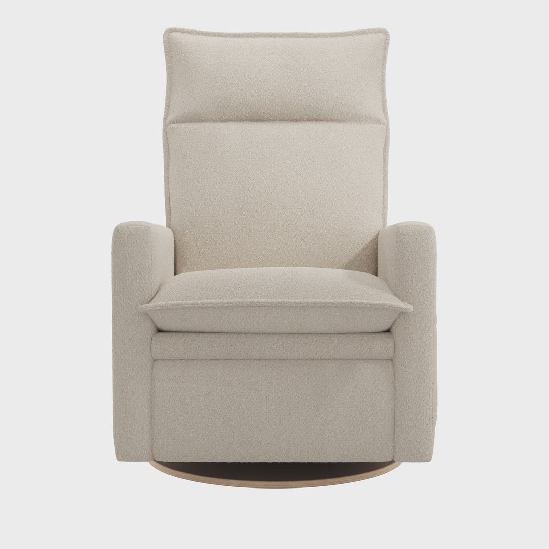 Jaymar BB - ARYA Upholstered Swivel Glider &amp; Recliner with Footrest - Beyond Sheep