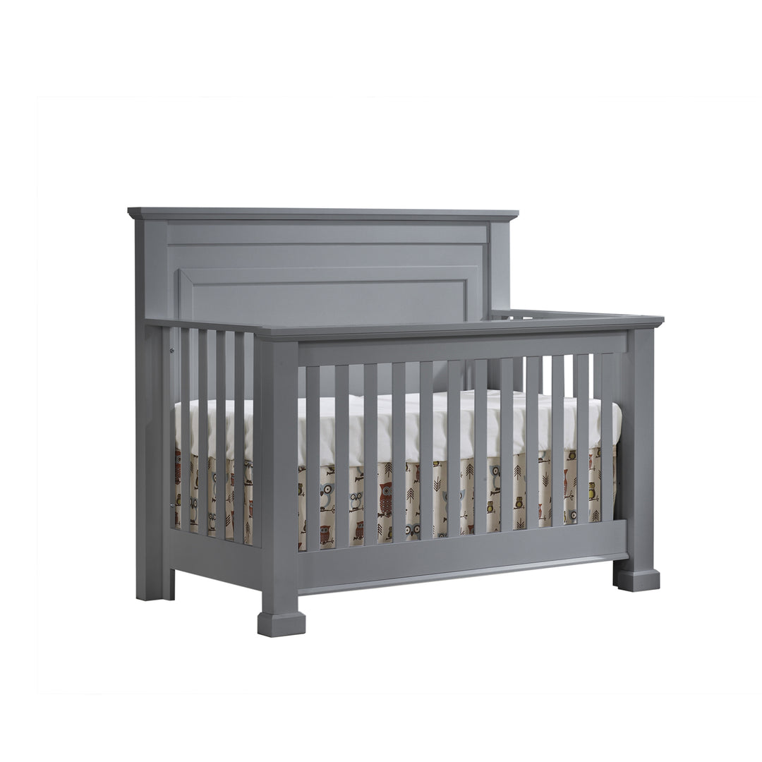 Natart - Lit de bébé convertible « 5-en-1 » Taylor Elephant gris