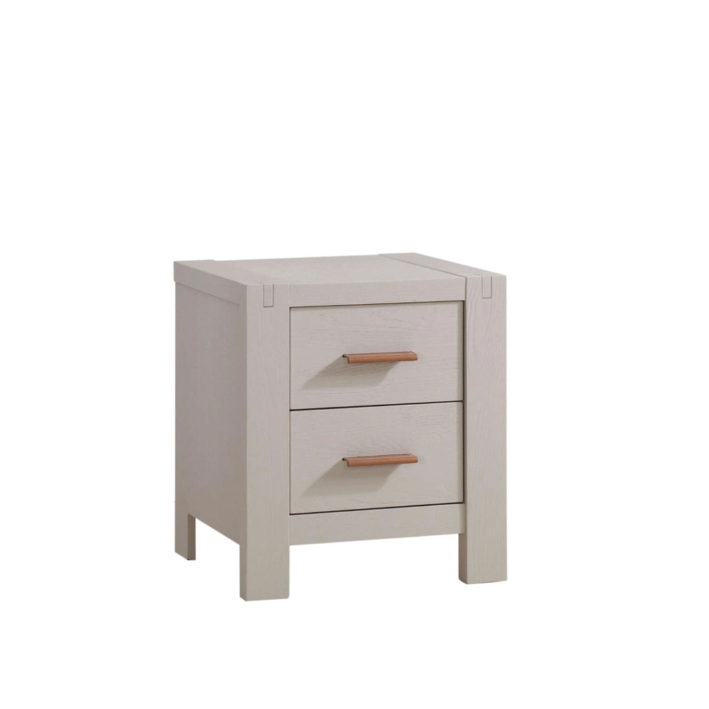 Toscano Nightstand (Brown Leather custom made handles) - Wheat Natart Juvenile - Baby and Kids Dressers - 11070.10 Tiny Toes in Dreamland