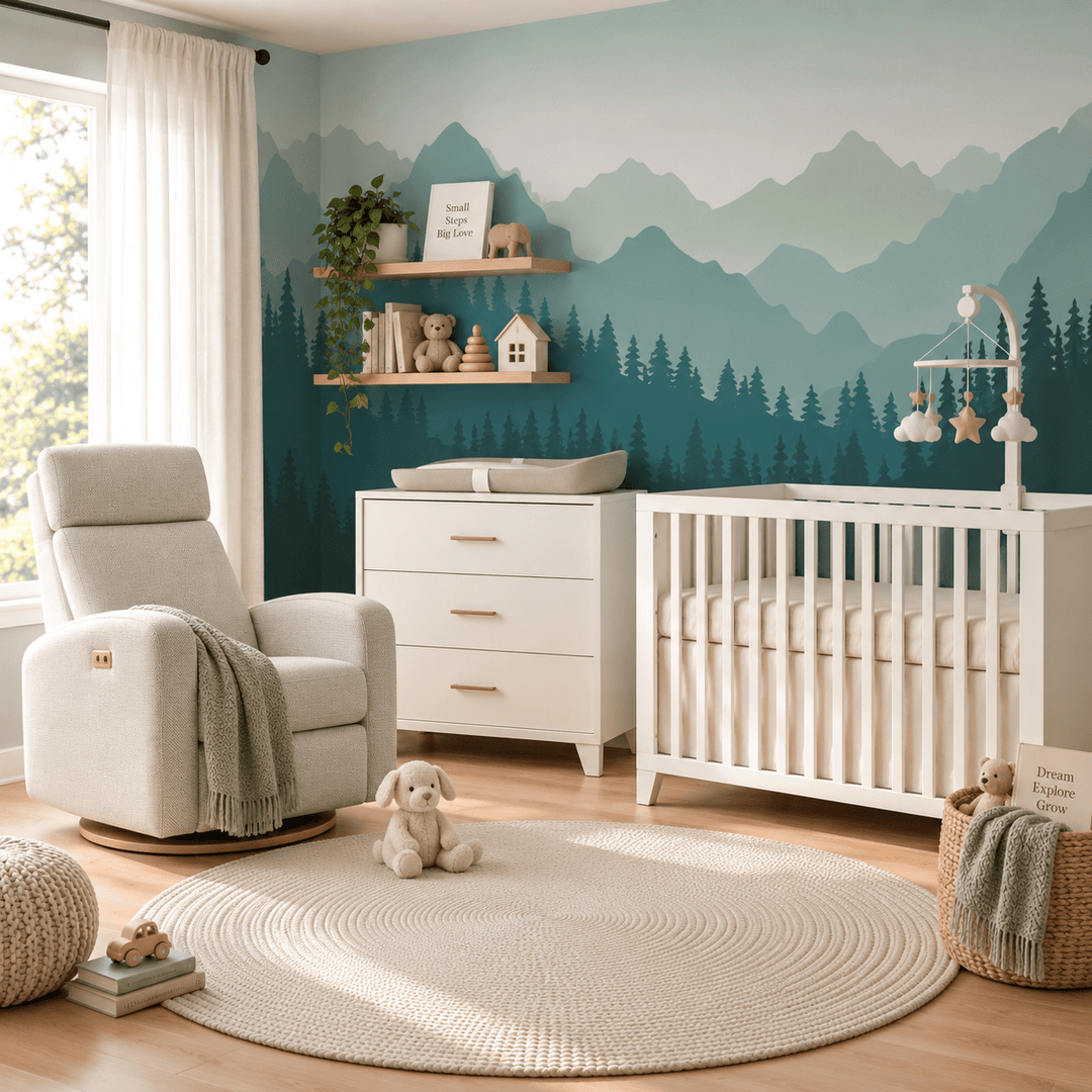 Tulip - Aiko Crib and 3 Drawer dresser - White (sold as set) Tulip - Nursery Furniture Sets - TU7001-TU7033-SET Tiny Toes in Dreamland