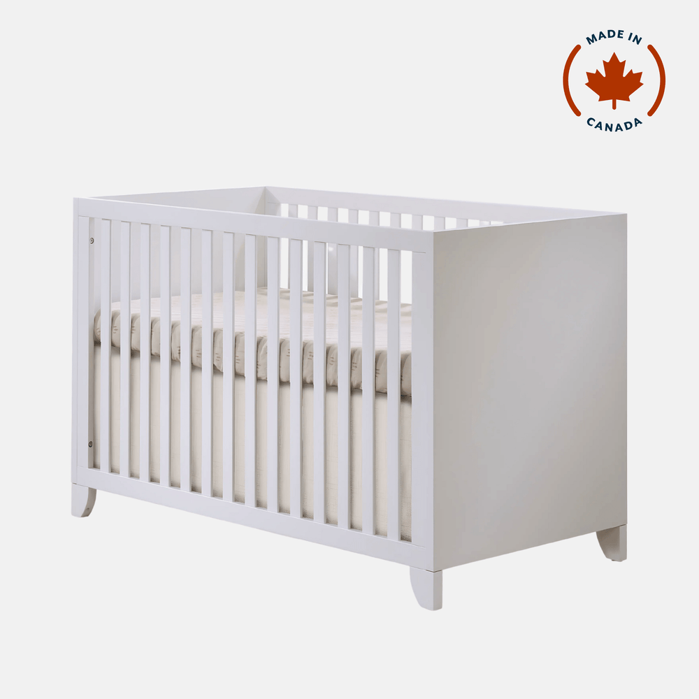 Tulip - Aiko Crib and 3 Drawer dresser - White (sold as set) Tulip - Nursery Furniture Sets - TU7001 - TU7033 - SET Tiny Toes in Dreamland