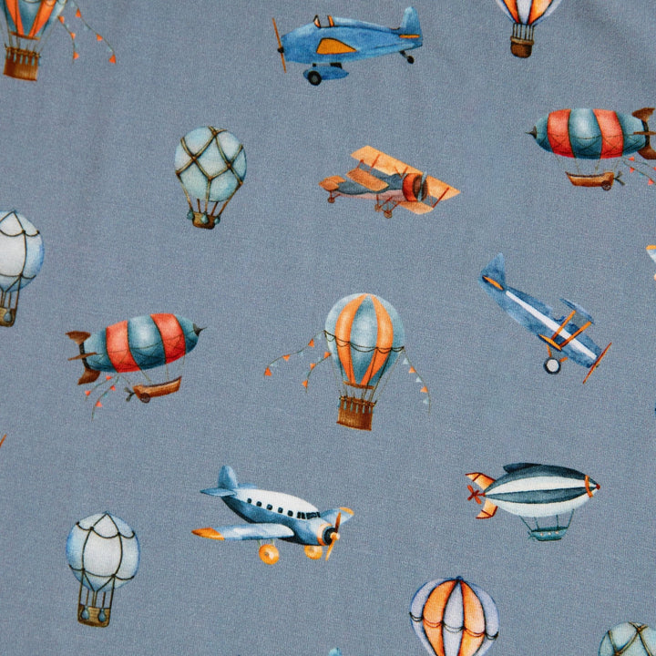 Vintage Voyager Bamboo Zippered Romper Lulush The Label Kids Clothing - Baby & Toddler Sleepwear - sku-50051968434473 Tiny Toes in Dreamland