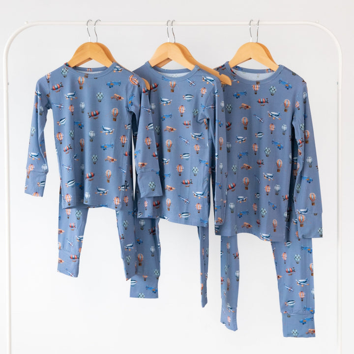 Vintage Voyager Two - Piece Pajama Set Lulush The Label Kids Clothing - Baby & Toddler Sleepwear - sku-50051767861545 Tiny Toes in Dreamland
