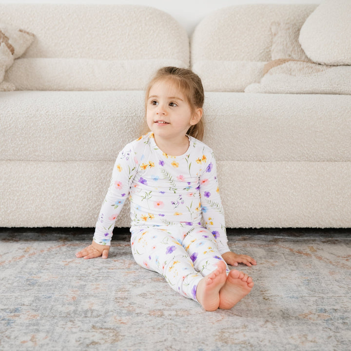 Wildflower Two - Piece Pajama Set Lulush The Label Kids Clothing - Baby & Toddler Sleepwear - sku-50051861807401 Tiny Toes in Dreamland