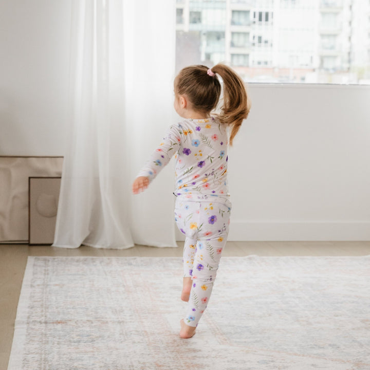 Wildflower Two - Piece Pajama Set Lulush The Label Kids Clothing - Baby & Toddler Sleepwear - sku-50051861807401 Tiny Toes in Dreamland