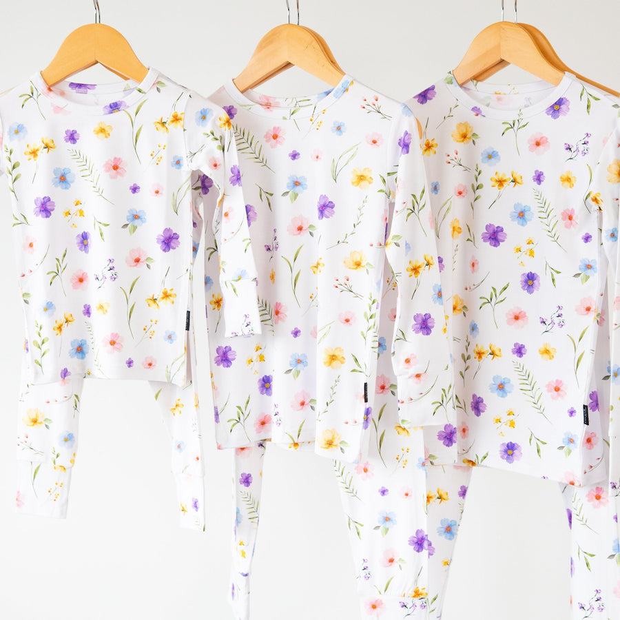 Wildflower Two - Piece Pajama Set Lulush The Label Kids Clothing - Baby & Toddler Sleepwear - sku-50051861807401 Tiny Toes in Dreamland